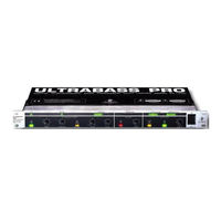 Behringer ULTRABASS PRO EX1200 Instrucciones Resumidas