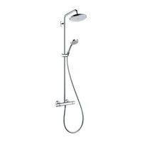 Hansgrohe Croma Showerpipe 220 27866000 Modo De Empleo/Instrucciones De Montaje