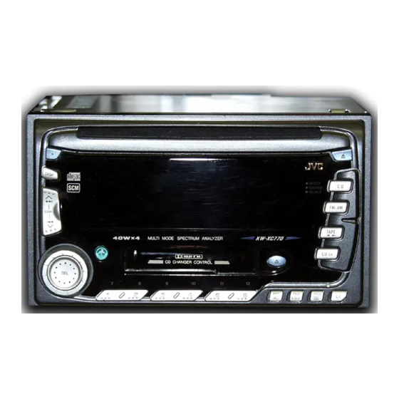 JVC KW-XC770 Manual De Instrucciones