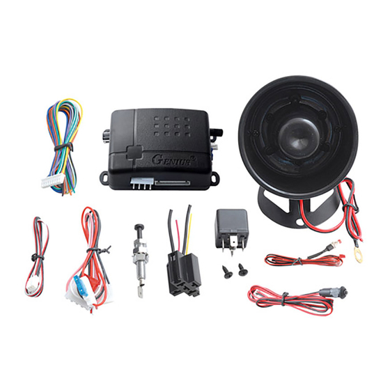GENIUS CAR ALARM 2 B SERIE MANUAL DEL USUARIO Descargar en PDF ManualsLib