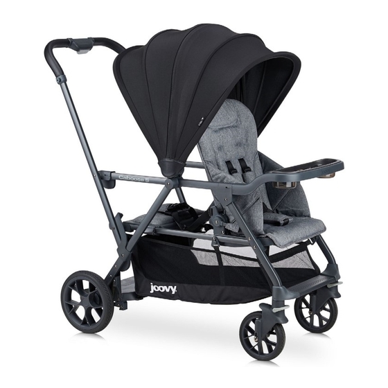 Joovy Caboose S Manual De Instrucciones