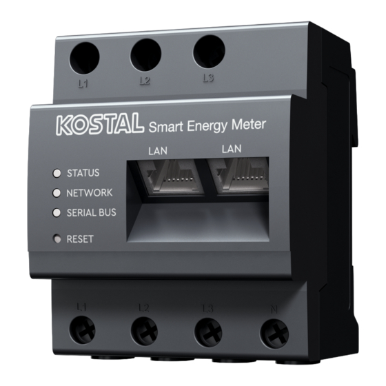 Kostal Smart Energy Meter Guía De Configuración