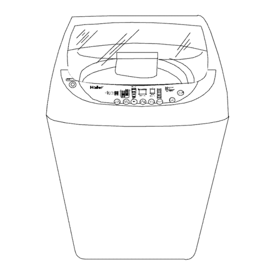 Haier XQB60-91BF Manual Del Usuario