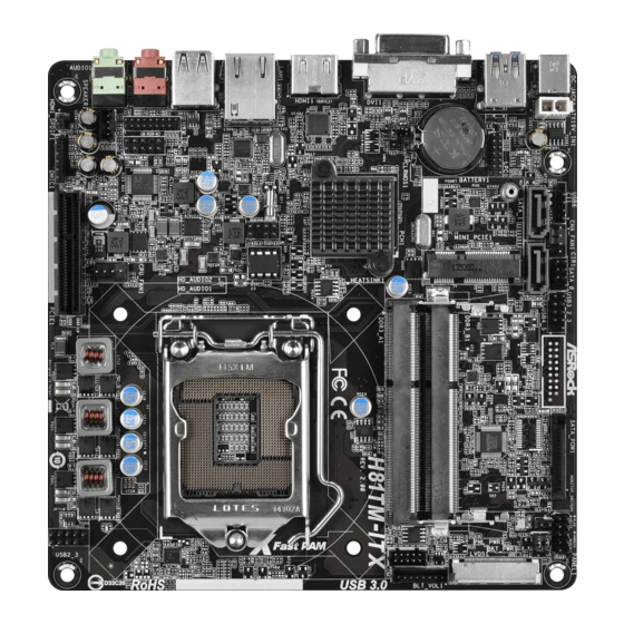 ASROCK H81TM-ITX R2.0 Manual De Instrucciones