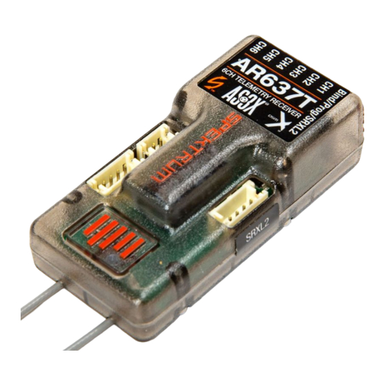 Spektrum AR637T Manual De Instrucciones