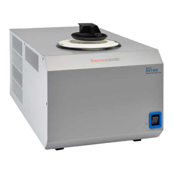 Thermo Fisher Scientific RVT450 Instalación Y Uso