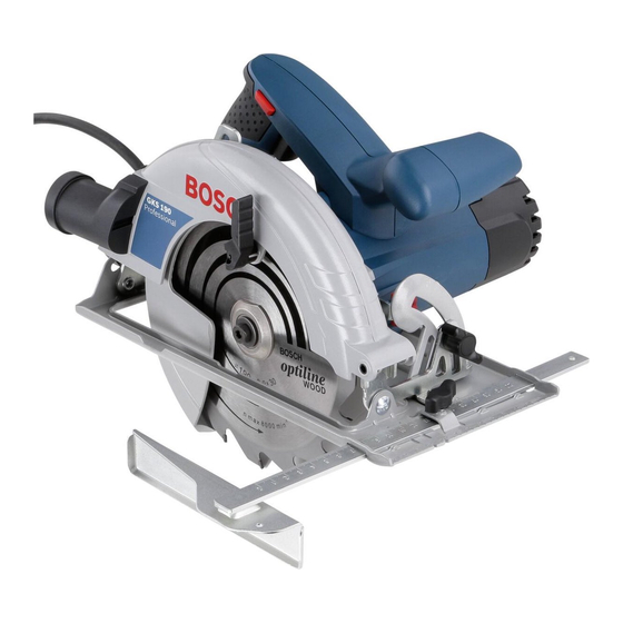 Bosch GKS 190 Professional Manual Original