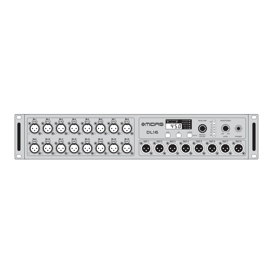 Midas DL16 Manual De Instrucciones