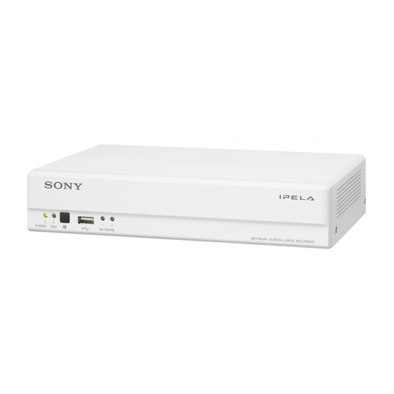 Sony NSR-S10 Manual De Instalación