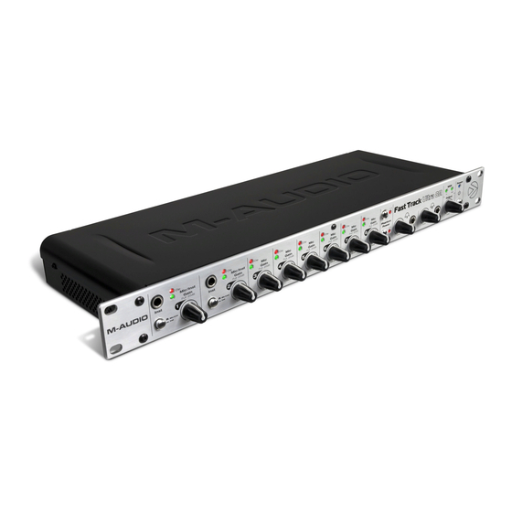 M-Audio Fast Track Ultra 8R Guia De Inicio Rapido