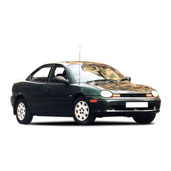 Chrysler Neon 1997 Manuales