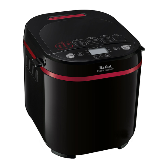 TEFAL Pain Plaisir Manual De Instrucciones