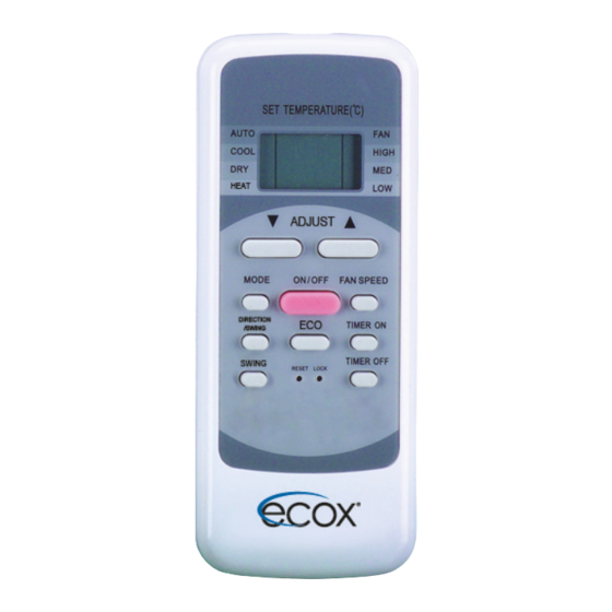 Ecox EIH4WC Manual De Usuario