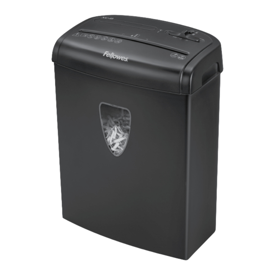 Fellowes Powershred XC-8 Manual De Instrucciones