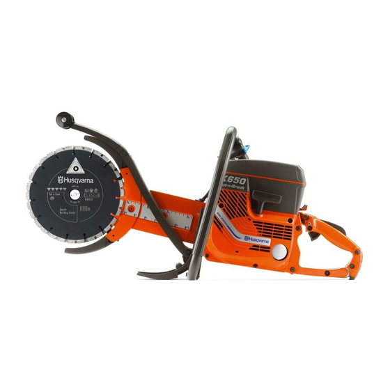 Husqvarna K650 Cut-n-break Manual De Instrucciones