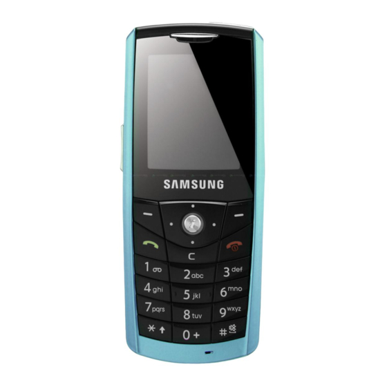 Samsung SGH-E200 Manual De Usuario