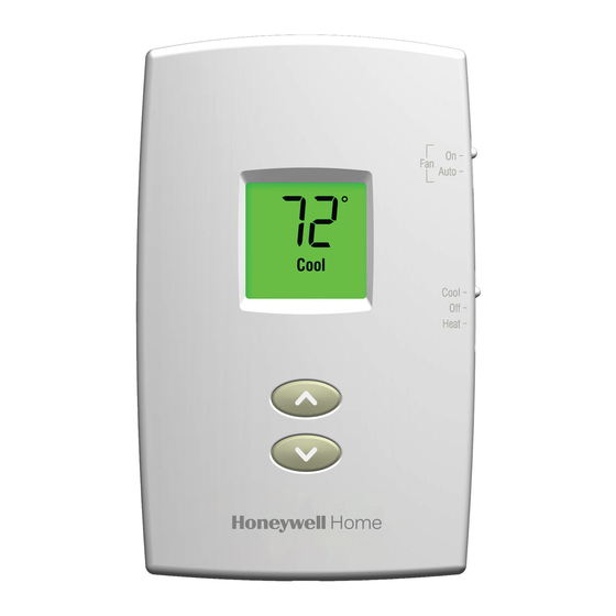 Honeywell Home PRO 1000 Serie Informacion De Producto