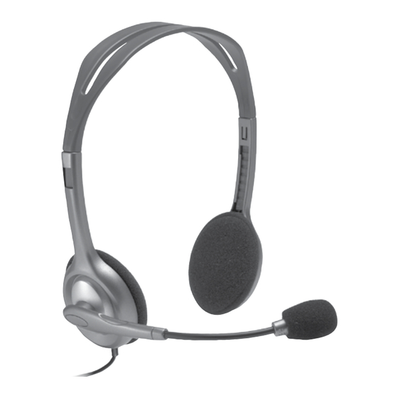 Logitech H110 Guia De Inicio Rapido