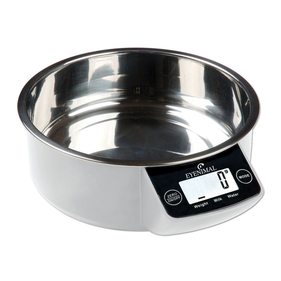 Num'axes EYENIMAL Intelligent Pet Bowl Manual De Instrucciones