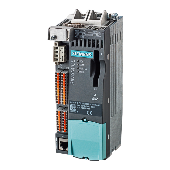 Siemens SINAMICS S120 Manual De Producto