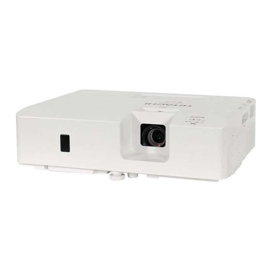 Hitachi CP-EX303 Manual De Usuario