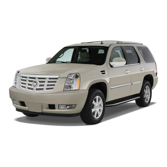 Cadillac Escalade 2014 Manuales