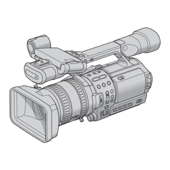 Sony HVR-Z1E Manual De Instrucciones