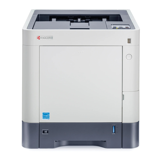 Kyocera ECOSYS P6130cdn Manuales