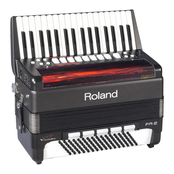 Roland V-Accordion FR-2 Manuales