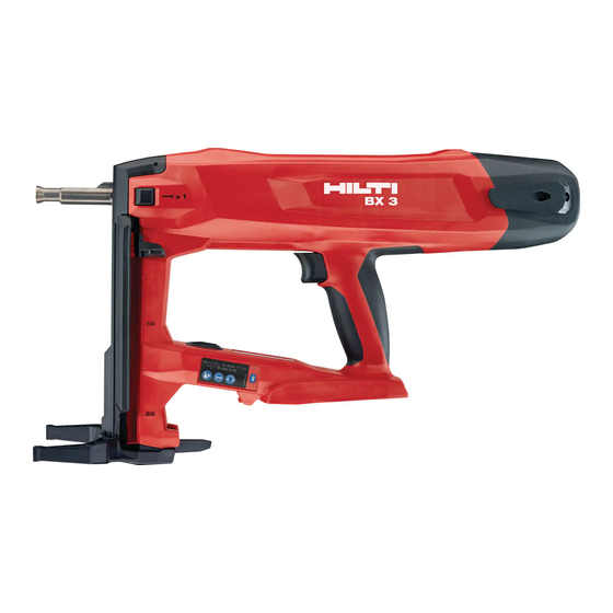 Hilti BX 3 Manual De Instrucciones Original