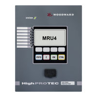 Woodward HighPROTEC MRU4 Manual De Instrucciones
