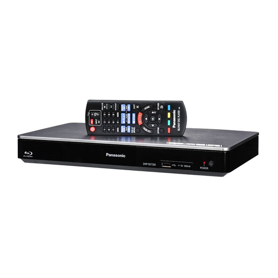 Panasonic DMP-BDT260 Instrucciones Básicas De Funcionamiento