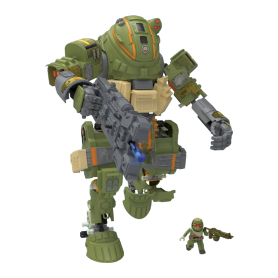 K'Nex TITANFALL MILITIA OGRE TITAN BUILDING SET Manual De Instrucciones