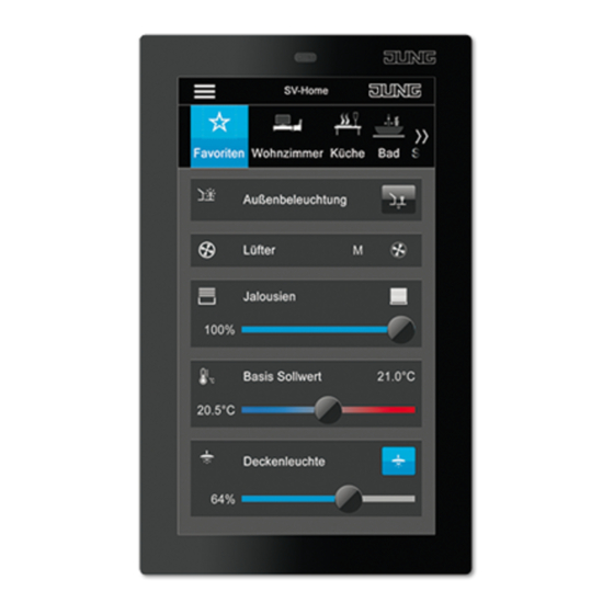 Jung Smart Control 5 Instrucciones De Servicio