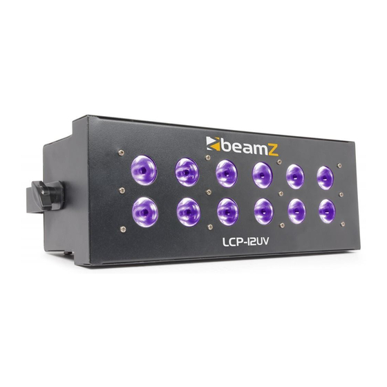 Beamz LCP-12UV Manuales