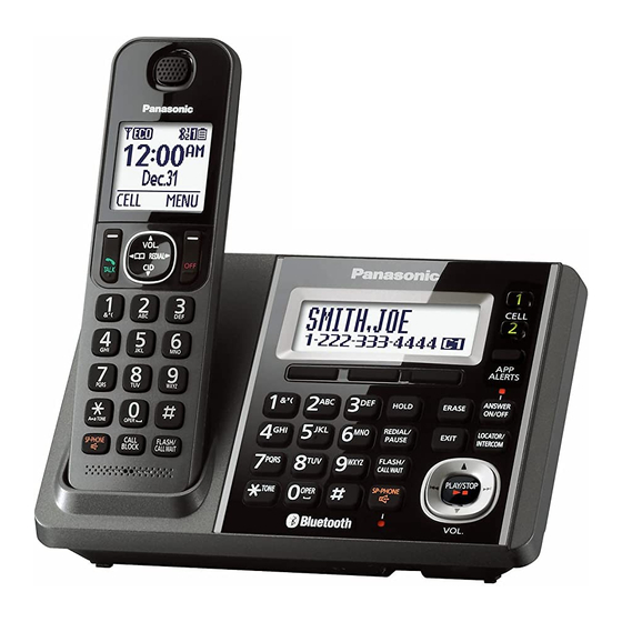PANASONIC KXTGF370 SERIE GUÍA RÁPIDA Descargar en PDF ManualsLib