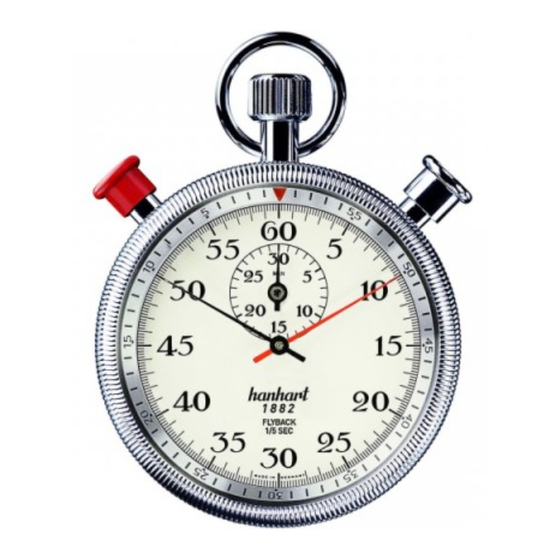 Hanhart CLASSICTIMER Instrucciones De Uso