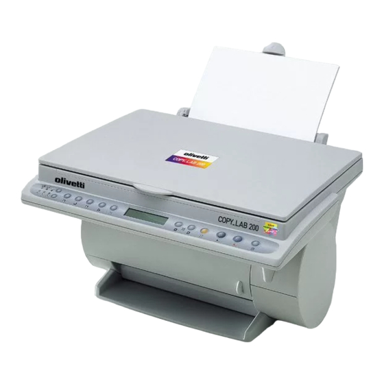 Olivetti Copy-Lab 200 Manuales