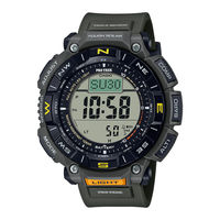 Casio PRO TREK PRG-340 Manual Del Usuario