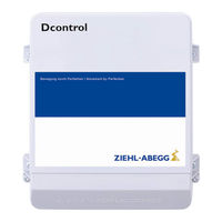 ZIEHL-ABEGG Dcontrol PKDM6/10 Manual De Instrucciones