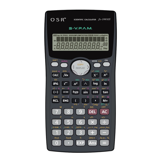Casio FX-100MS Guia Del Usuario