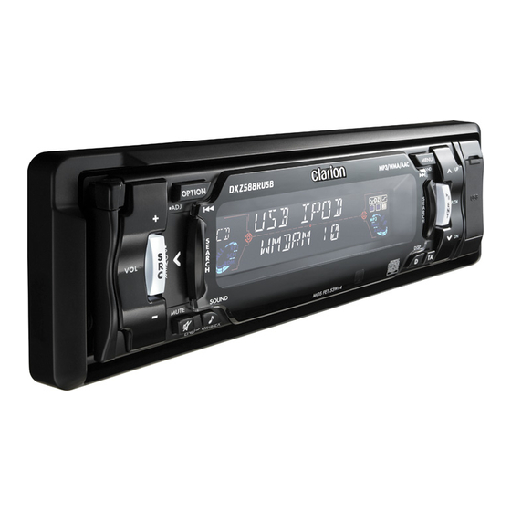 Clarion DXZ588RUSB Manual De Instrucciones