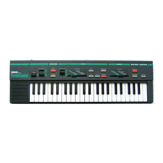 Yamaha PortaSound PSS-160 Manual Del Propietário