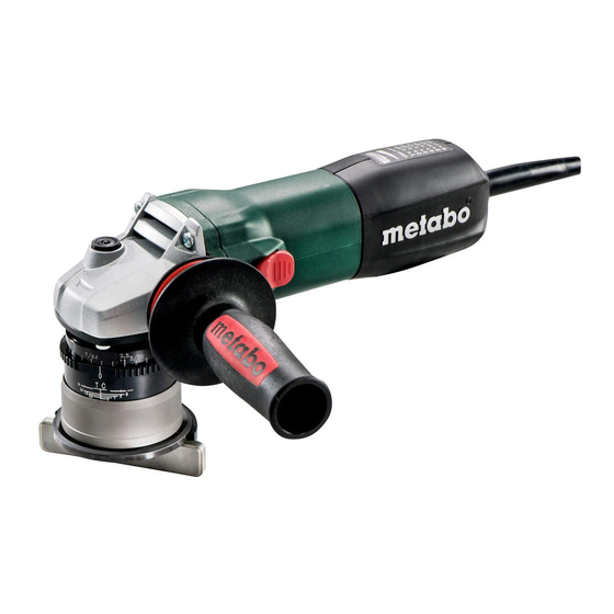 Metabo KFM 9-3 RF Instrucciones De Manejo