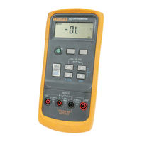 Fluke 712 Manual De Instrucciones