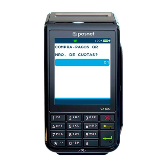 Posnet Verifone VX690 Manual De Uso