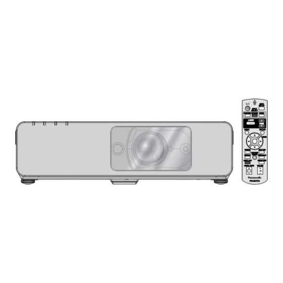 Panasonic PT-FW100NTE Instrucciones De Funcionamiento