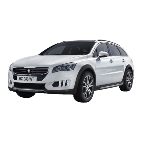 PEUGEOT 508 RXH Guía De Utilización