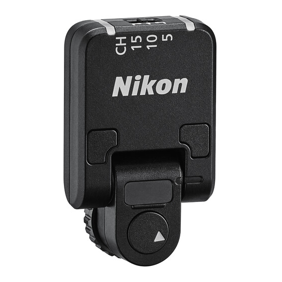 Nikon WR-R11a Manual De Referencia