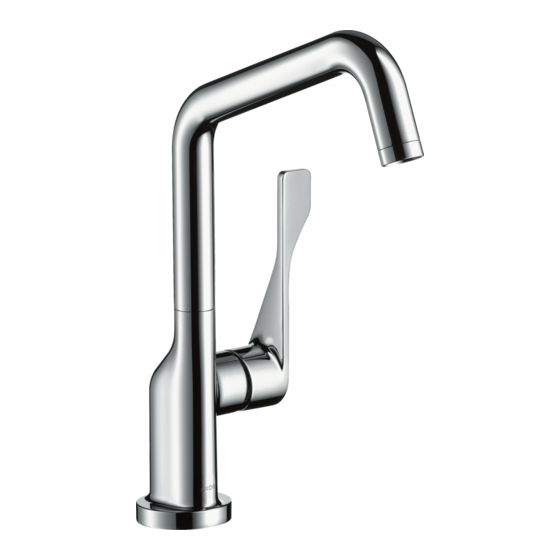 Hansgrohe Axor Citterio 39850 Serie Manuales